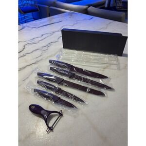 Brand New In Box Purple Kitchen Tool Set Complete 6-piece Collection Gift Set